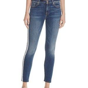 7 For All Mankind Jean w/ White Stripes
